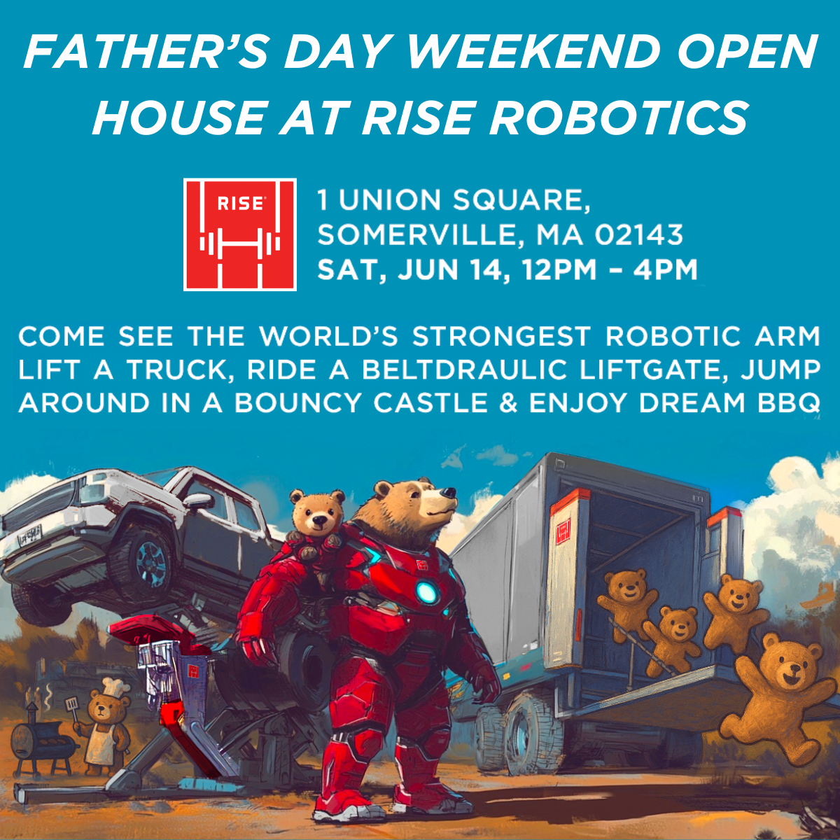 Father’s Day Weekend Open House: World Record Robotic Arm & Liftgate Rides